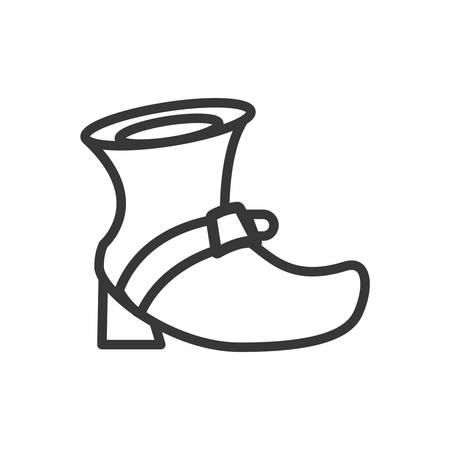 leprechaun boot isolated icon vector illustration designのイラスト素材