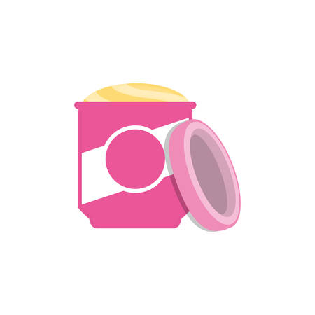 bottle of delicious ice cream vector illustration designのイラスト素材