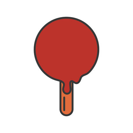 delicious ice cream in stick vector illustration designのイラスト素材