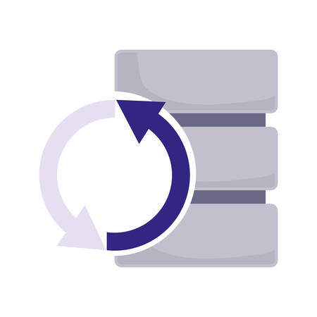 database server center reload security vector illustrationのイラスト素材