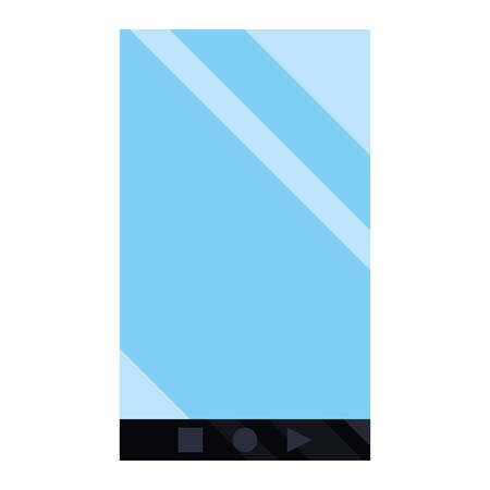 cellphone device tech on white background vector illustrationのイラスト素材