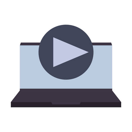 lapotp video app online education school vector illustrationのイラスト素材