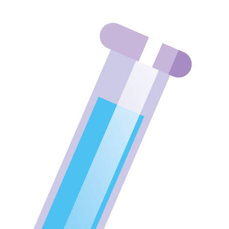 science laboratory pipette on white background vector illustrationのイラスト素材