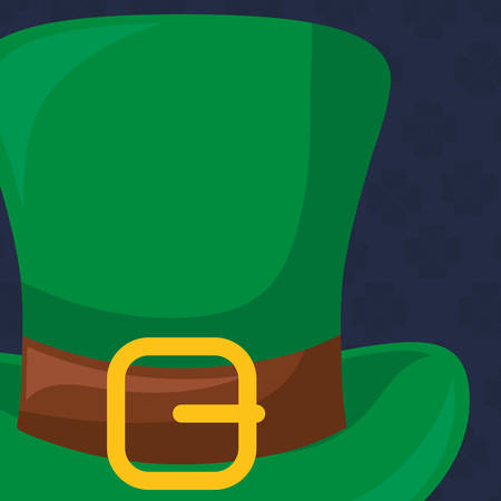 st patricks leprechaun hat vector illustration designのイラスト素材