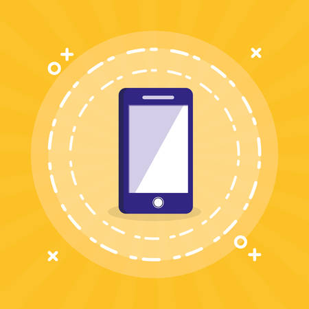 smartphone device electronic icon vector illustration designのイラスト素材