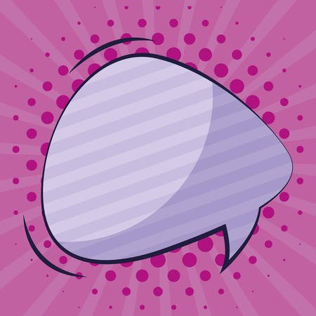 speech bubble pop art style vector illustration designのイラスト素材