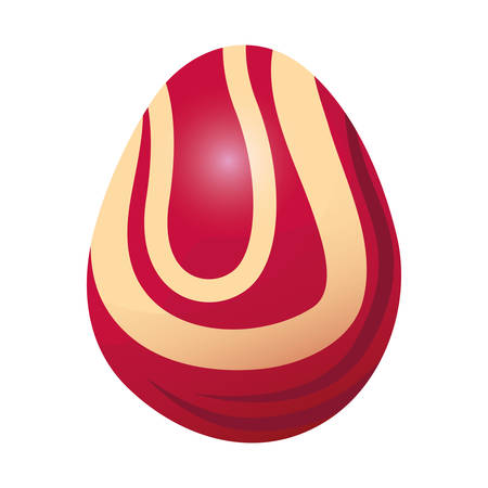 glowing egg decorating design happy easter vector illustrationのイラスト素材