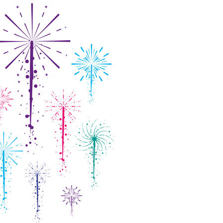 frame of sunburst circular isolated icon vector illustration designのイラスト素材