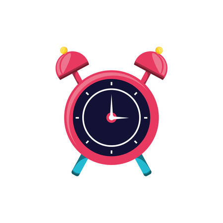 alarm clock isolated icon vector illustration designのイラスト素材