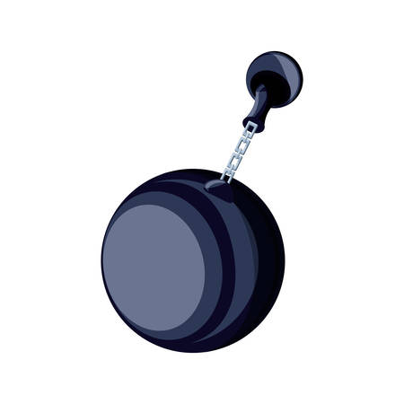 destruction ball isolated icon vector illustration designのイラスト素材
