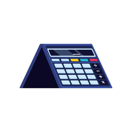 calculator math finance icon vector illustration designのイラスト素材