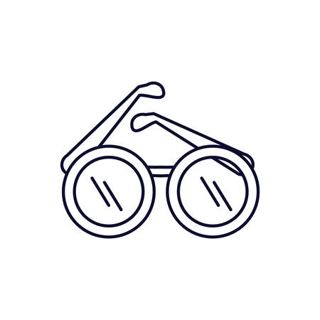 optical eyeglasses isolated icon vector illustration designのイラスト素材