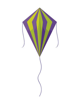 kite flying isolated icon vector illustration designのイラスト素材