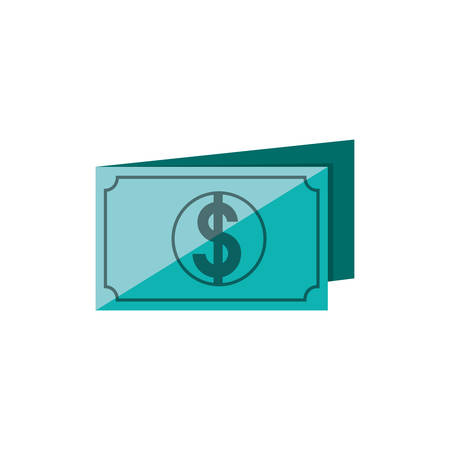 bill dollar isolated icon vector illustration designのイラスト素材