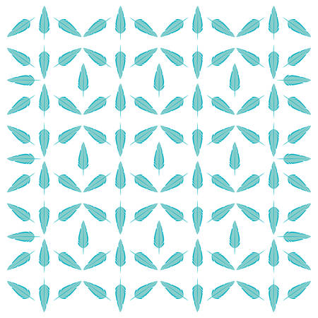 feathers exotic pattern background vector illustration design