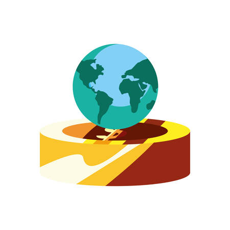 world coin money dollar economy vector illustrationのイラスト素材