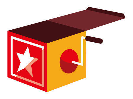surprise box fools day icons vector illustration designのイラスト素材