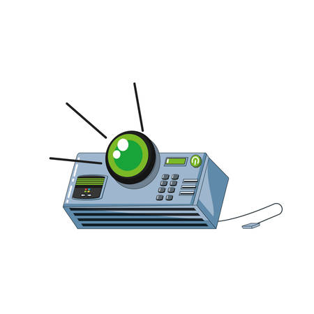 video beam projector isolated icon vector illustration designのイラスト素材
