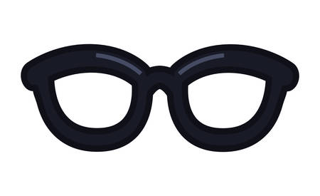 eyeglasses accessory icon on white background vector illustration eyeglasses accessory icon on white background vector illustration