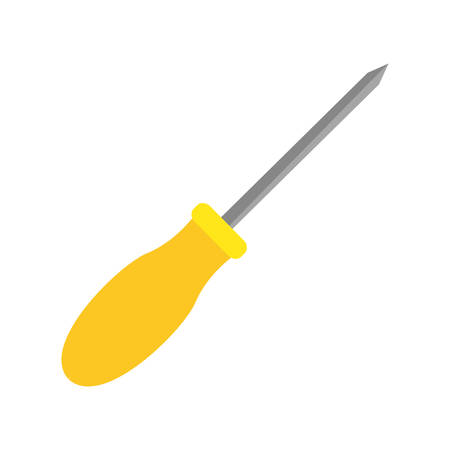 crossed screwdriver tool vector illustration design imageのイラスト素材