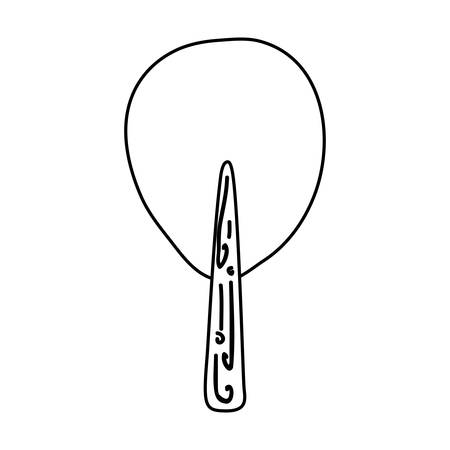 tree plant isolated icon vector illustration designのイラスト素材