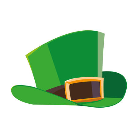 lemprechaun tophat saint patricks icon vector illustration designのイラスト素材