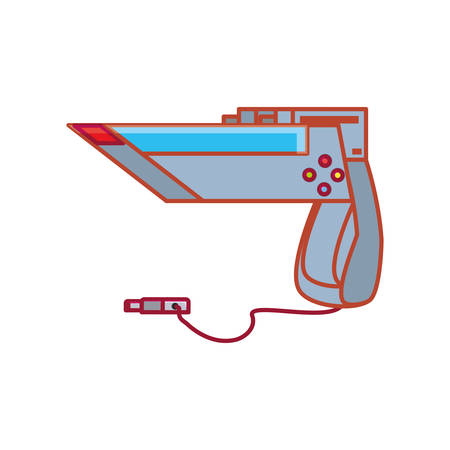 gun for video game isolated icon vector illustration designのイラスト素材