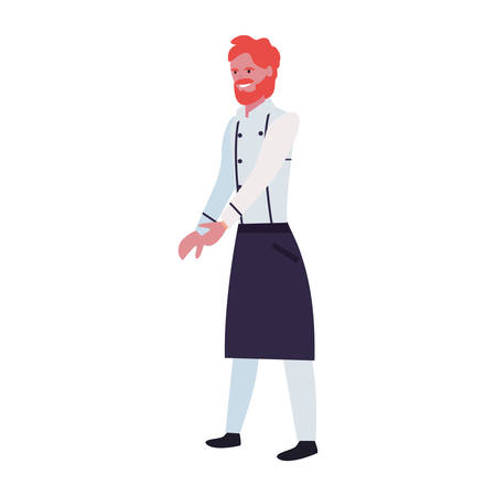 chef man profession labour day vector illustration designのイラスト素材