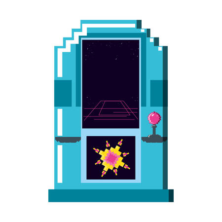 video game console pixelated vector illustration designのイラスト素材