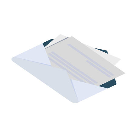 envelope mail isolated icon vector illustration designのイラスト素材