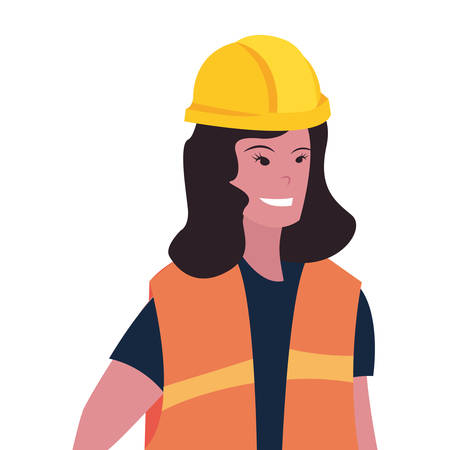 worker woman employee labour day vector illustrationのイラスト素材