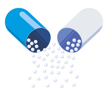 capsule drug medical icon vector illustration designのイラスト素材
