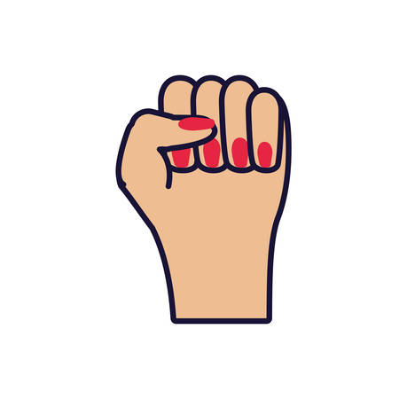 hand fist isolated icon vector illustration designのイラスト素材