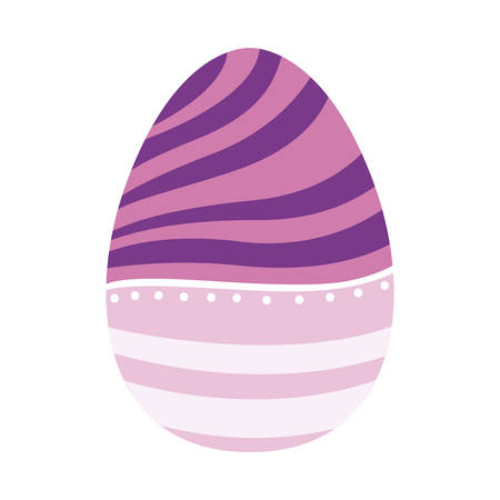 happy easter egg painted vector illustration designのイラスト素材