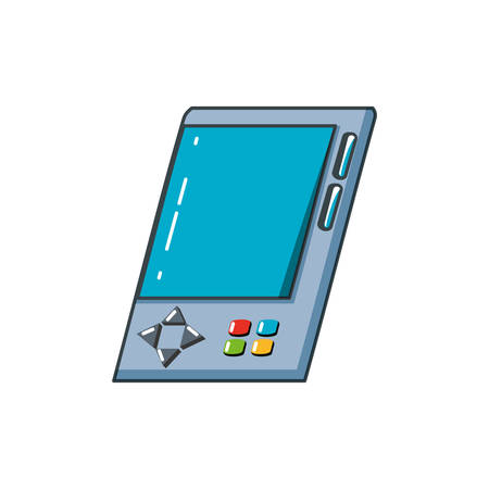video game portable icon vector illustration designのイラスト素材