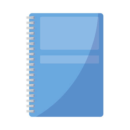school notebook supply icon vector illustration designのイラスト素材