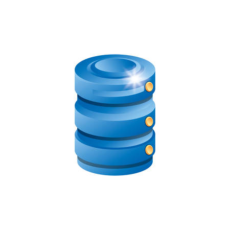 data center disk icon vector illustration designのイラスト素材