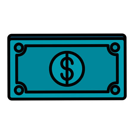 bills dollars money icon vector illustration designのイラスト素材