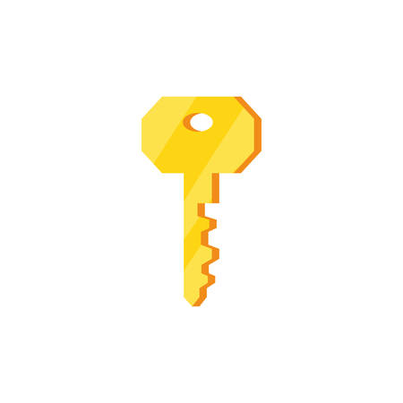 key security isolated icon vector illustration designのイラスト素材
