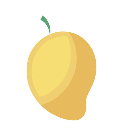 fresh mango fruit healthy vector illustration designのイラスト素材