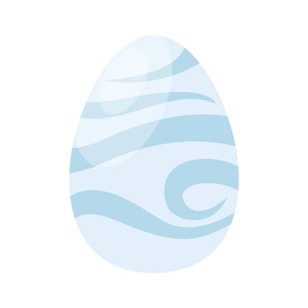 happy easter egg painted vector illustration designのイラスト素材