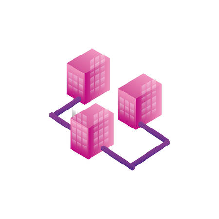 servers network data center vector illustration designのイラスト素材