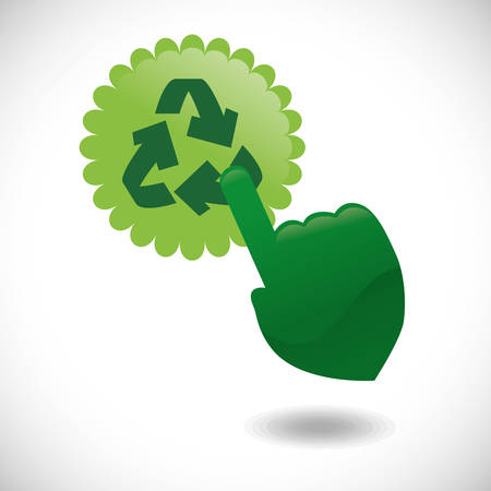 Go green digital design, vector illustration eps 10.のイラスト素材