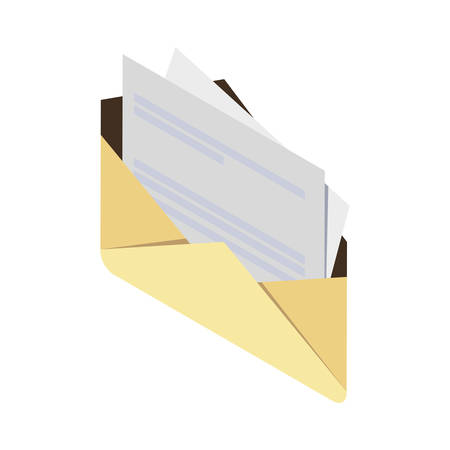 envelope mail isolated icon vector illustration designのイラスト素材