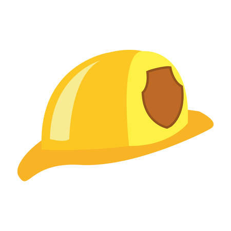 fireman helmet icon tool vector illustration designのイラスト素材