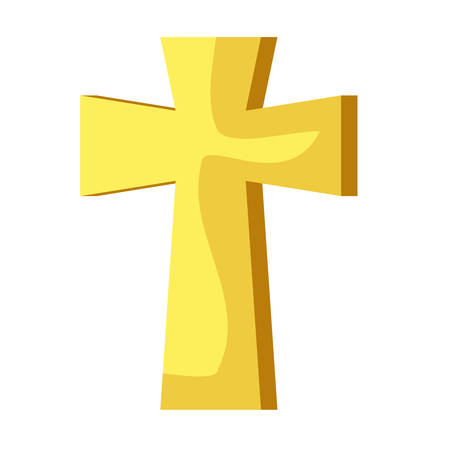 cross metal decoration isolated icon vector illustration designのイラスト素材