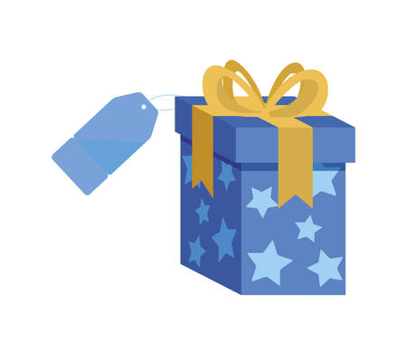 gift box present icon vector illustration designのイラスト素材