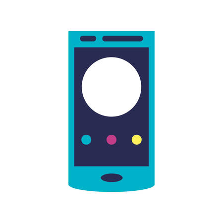smartphone mobile device isolated icon vector illustration designのイラスト素材