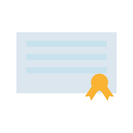 graduation certificate isolated icon vector illustration designのイラスト素材