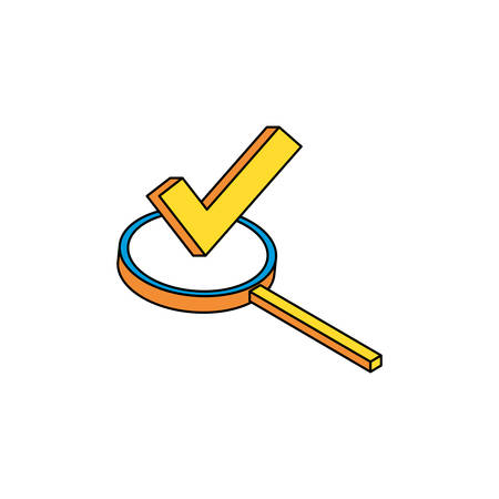 search magnifying glass icon vector illustration designのイラスト素材